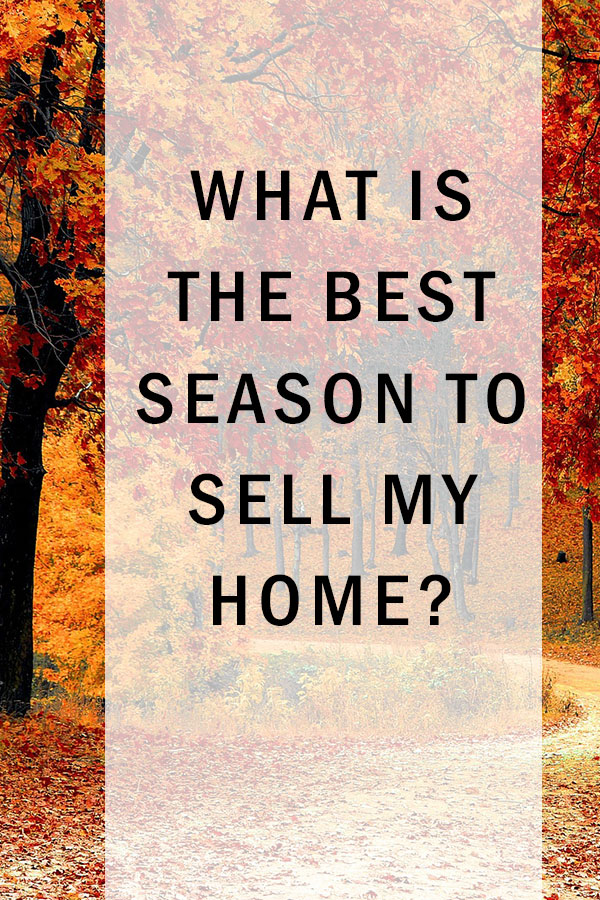 Blog post with title, What is the best season to sell my home?
