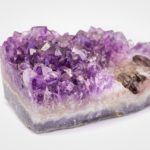 A purple Amethyst geode gem